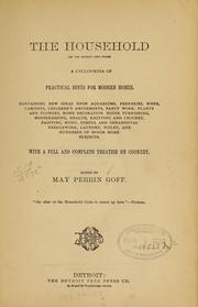 Front cover of The household (of the Detroit free press) by Goff, May Perrin, [from old catalog] ed