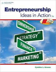 Front cover of Entrepreneurship by Cynthia L. Greene