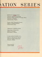 Front cover of Geography foundation series by Sidman Parmelee Poole