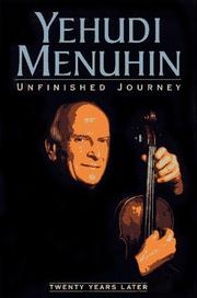 Front cover of Unfinished journey by Yehudi Menuhin