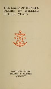 Front cover of The land of heart's desire by William Butler Yeats