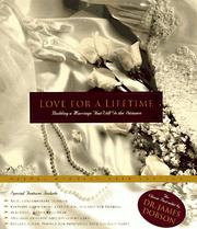 Front cover of Love for a Lifetime by James C. Dobson