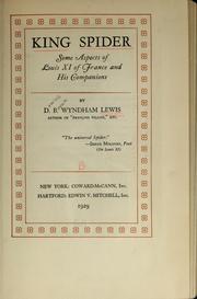 Cover of King Spider by D. B. Wyndham Lewis