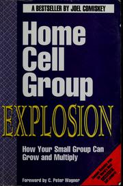 Cover of Home cell group explosion by Joel Comiskey