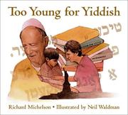Front cover of Too young for Yiddish by Richard Michelson