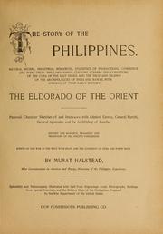Cover of The story of the Philippines by Murat Halstead