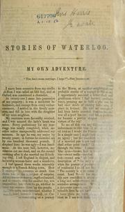 Cover of Stories of Waterloo by W. H. (William Hamilton) Maxwell