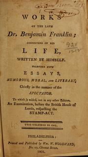 Front cover of The works of the late Dr. Benjamin Franklin by Benjamin Franklin