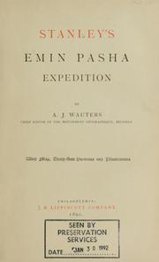 Front cover of Stanley au secours d'Émin-Pacha by Alphonse-Jules Wauters