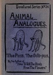 Front cover of Animal Analogues by Robert Williams Wood