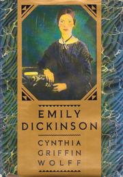 Front cover of Emily Dickinson by Cynthia Griffin Wolff
