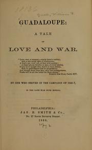 Front cover of Guadaloupe by William F Small