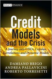 Cover of CREDIT MODELS AND THE CRISIS by Damiano Brigo