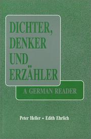 Front cover of Dichter Denker Und Erzahler by Peter Heller - undifferentiated