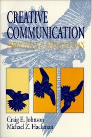 Cover of Creative communication by Craig E. Johnson