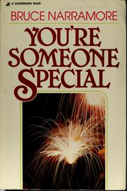 Cover of You're someone special by Bruce Narramore