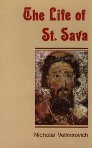 Cover of The life of St. Sava by Nikolaj Velimirović
