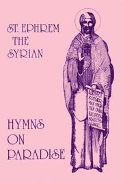 Cover of Hymns on paradise by Saint Ephraem Syrus
