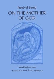 Front cover of On the Mother of God by Jacob of Serug