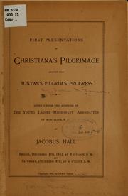 Front cover of First presentations of Christiana's pilgrimage by Julia G. Inness