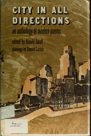 Front cover of City in all directions; an anthology of modern poems by Arnold Adoff