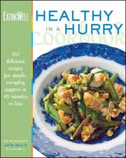 Front cover of The eating well healthy in a hurry cookbook by Jim Romanoff