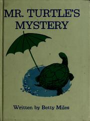 Front cover of Mr. Turtle's mystery by Betty Miles