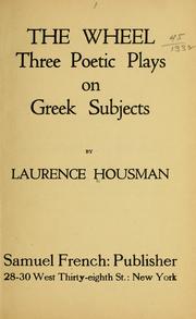 Front cover of The wheel by Laurence Housman
