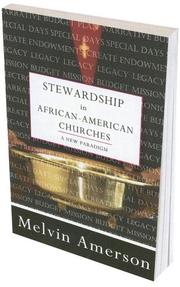 Front cover of Stewardship in African-American Churches by Melvin Amerson