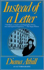 Front cover of Instead of a letter by Diana Athill
