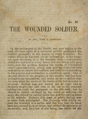 Cover of The wounded soldier by John Ellis Edwards