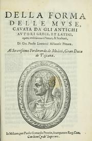 Cover of Della forma delle mvse by Lomazzo, Giovanni Paolo