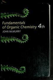Front cover of Fundamentals of organic chemistry by John E. McMurry