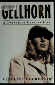 Cover of Gellhorn by Caroline Moorehead