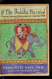 Cover of If the Buddha married by Charlotte Sophia Kasl
