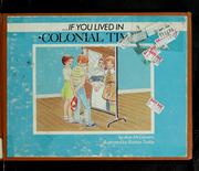 Front cover of If you lived in colonial times by Ann McGovern