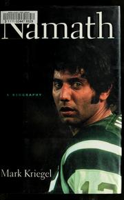 Cover of Namath by Mark Kriegel