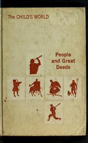 Front cover of People and great deeds by Esther M. Bjoland