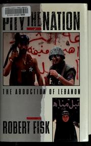 Cover of Pity the Nation by Robert Fisk