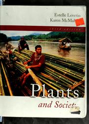 Cover of Plants and society by Estelle Levetin