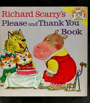 Front cover of Please and thank you book by Richard Scarry