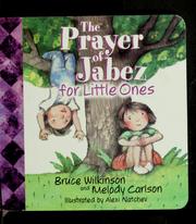 Front cover of The Prayer of Jabez for Little Ones by Bruce Wilkinson