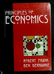 Front cover of Principles of economics by Robert H. Frank