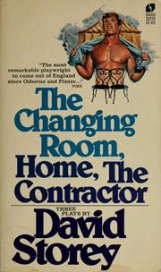 Cover of The changing room by David Storey
