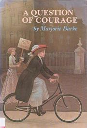 Front cover of A question of courage by Marjorie Darke