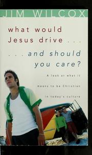 Front cover of What would Jesus drive-- and should you care? by Jim Wilcox