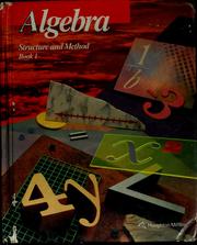 Cover of Algebra by Richard G. Brown