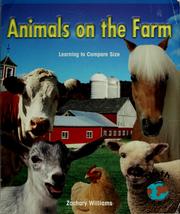 Front cover of Animals on the farm by Zachary Williams
