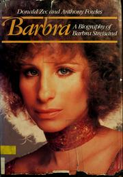 Cover of Barbra by Donald Zec