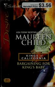 Front cover of Bargaining for King's Baby by Maureen Child